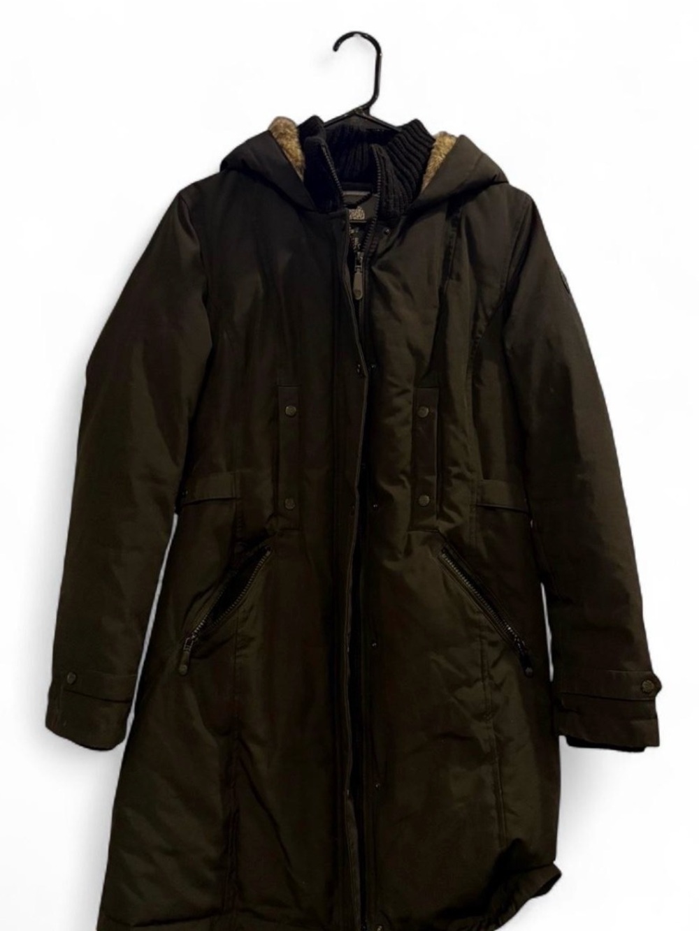 Vince Camuto Winter Coat in Black